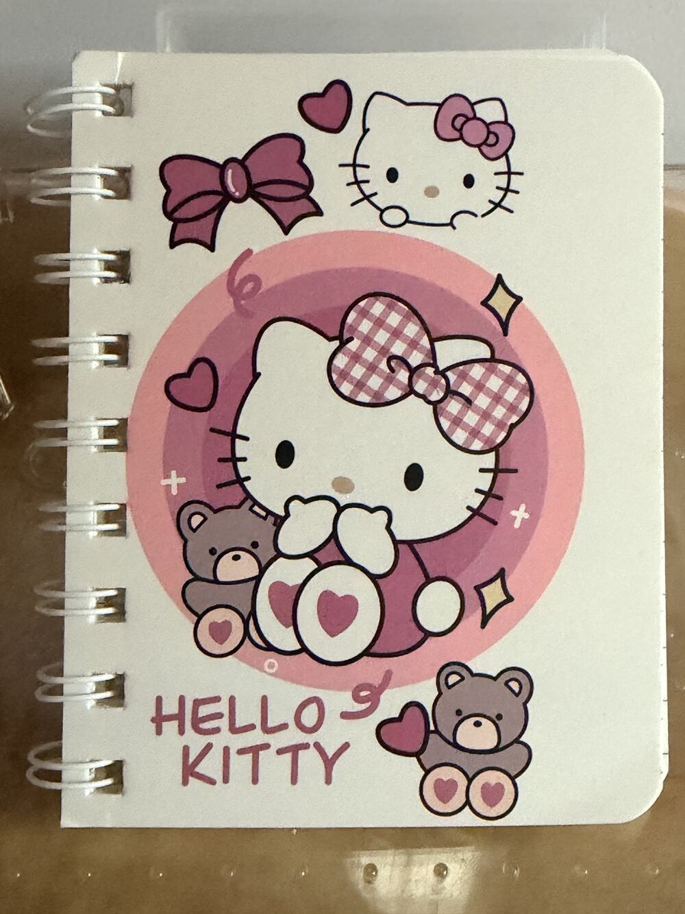 #HK-499 Hello Kitty Mini Spiral Notebook